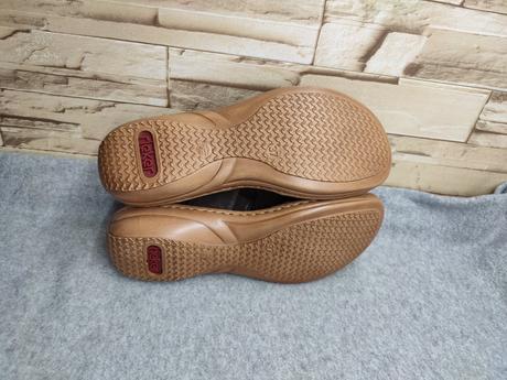 Rieker 37 - dámske šedé šľapky, rieker,37