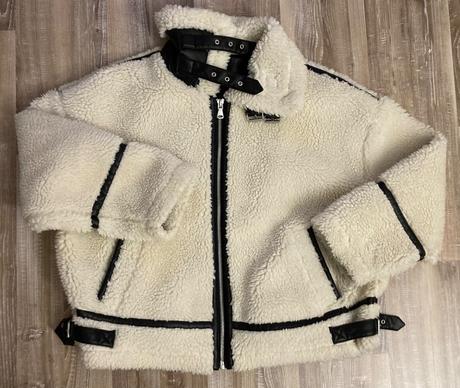 Krásna zimná kožušinová bunda, f&f,xl