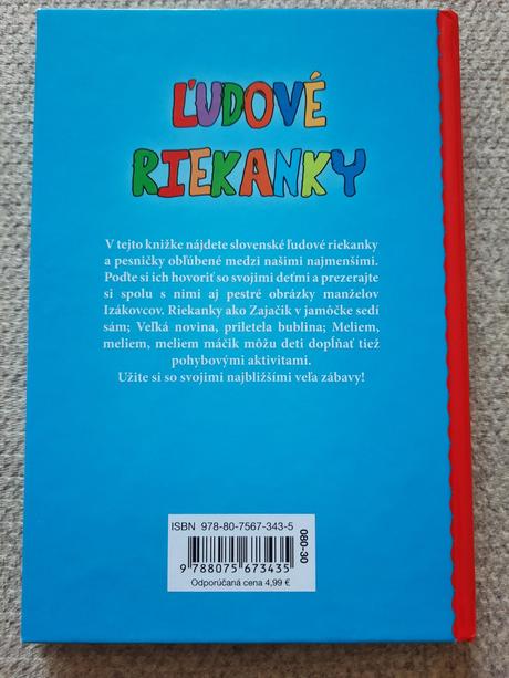 Kniha ľudové riekanky, 