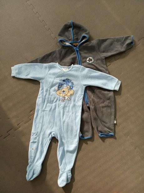 Pyžamo teplé flisové veľkosti 74, ergee,74