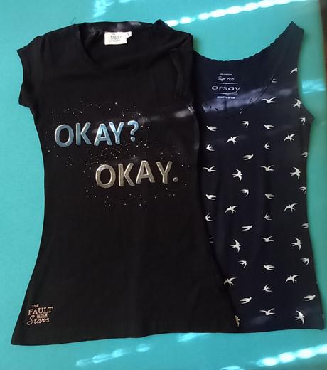 2 čierne tričká, 164