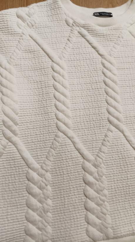 Pekný biely sveter zara m, zara,m