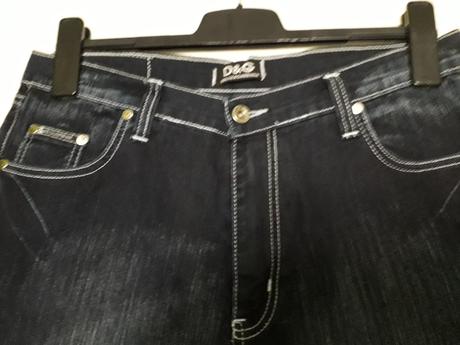 Rifle tmavomodré zn. dolce gabana - č. 36, 36