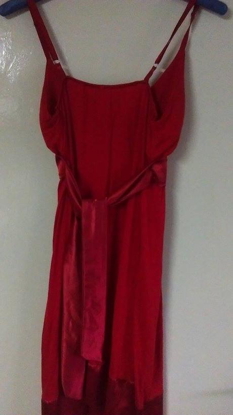 Damske cervene korzetove saty, m