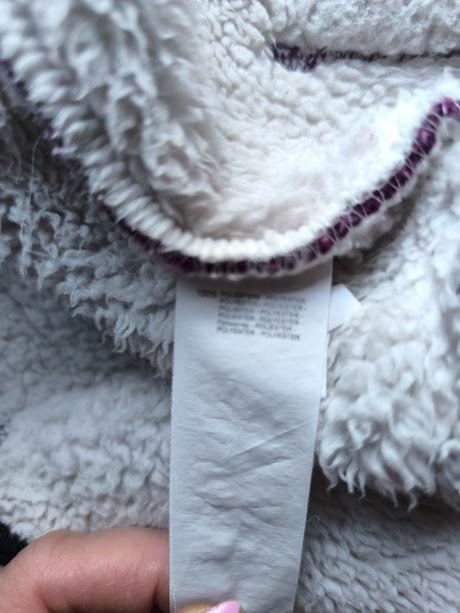 Mikinová bunda zateplená kožušinkou, 98