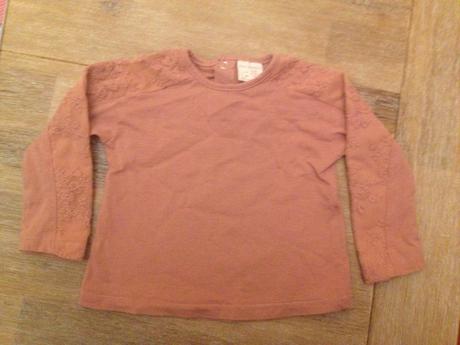 Tricko s krajkou, zara,74