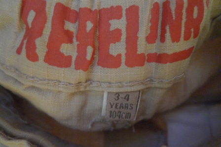 Bledohnedé kraťasy rebel č.110, rebel,110