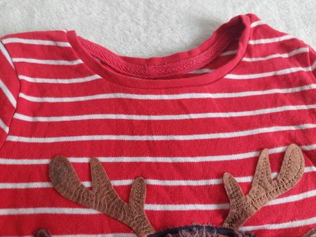 Vianočné tričko srnka veľ.116-122, 116