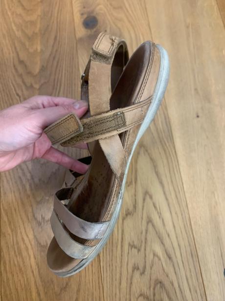 Ecco kožené sandále 41, ecco,41