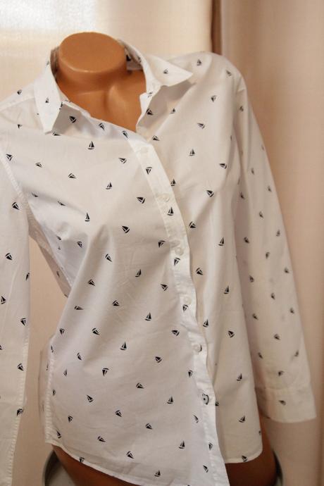 Biela bavlnená košeľa, m, m