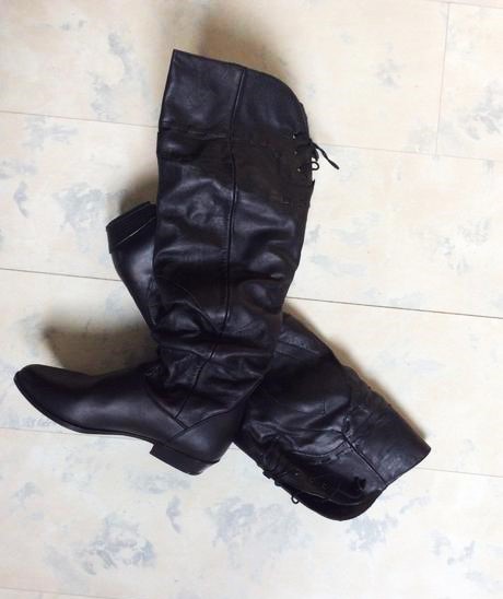 Luxusné kožené čižmy, 38