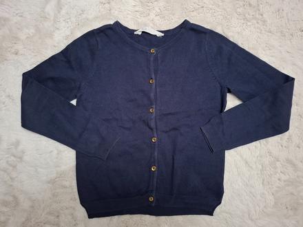 Tmavomodry svetrík, h&m,122