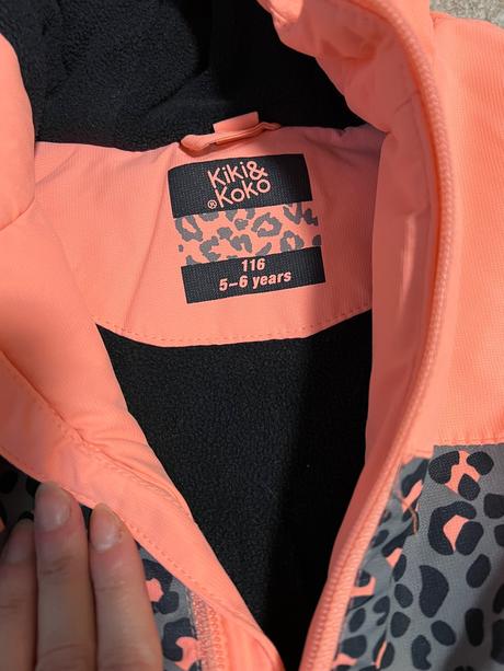 Zimná dievčenská lyžiarska bunda, kiki&koko,116