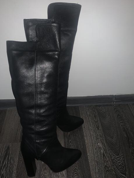 Kožené čižmy zara 36, zara,36