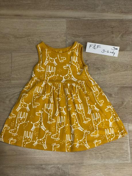 Letné žirafkové šaty, f&f,104