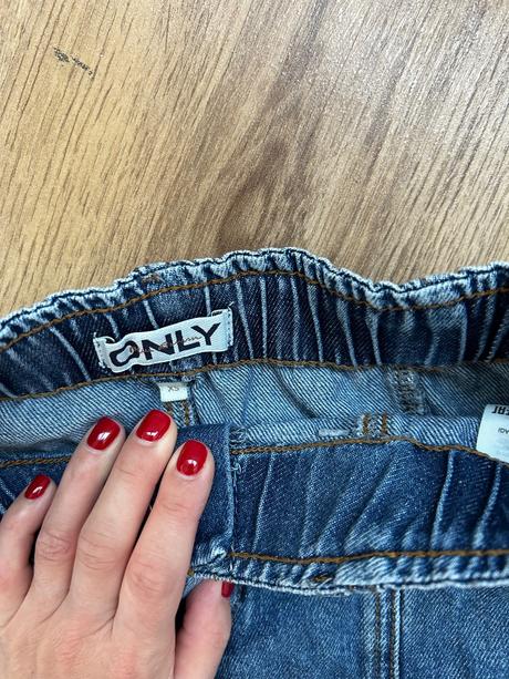 Riflová sukňa, only,xs