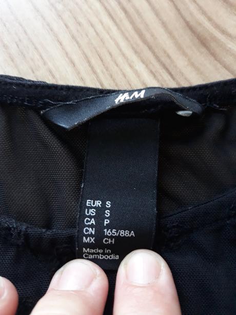 Dámské tričko h&m č.s, h&m,s