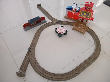 Dráha s heliportom pre vláčiku tomáš a jeho priate, 