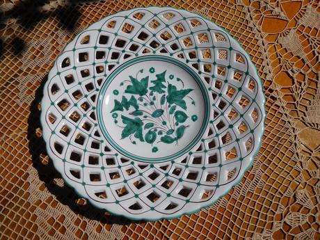 Modra tanier do zelenkava, 