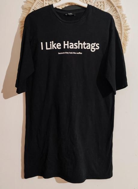 Tričkové šaty bershka, bershka,m