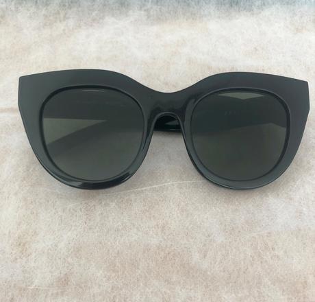 Módne čierno zlate okuliare, lespecs,