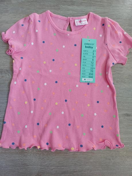 Tričko s krátkym rukávom, pepco,86