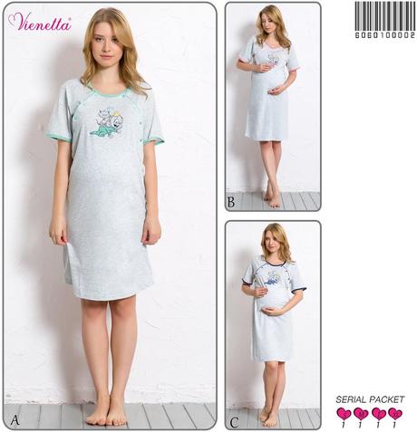 Materská nočná košeľa, vienetta secret,l / m / s / xl / xxl