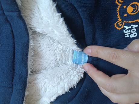 Zateplená mikina na zips s kapucňou, dopodopo,92