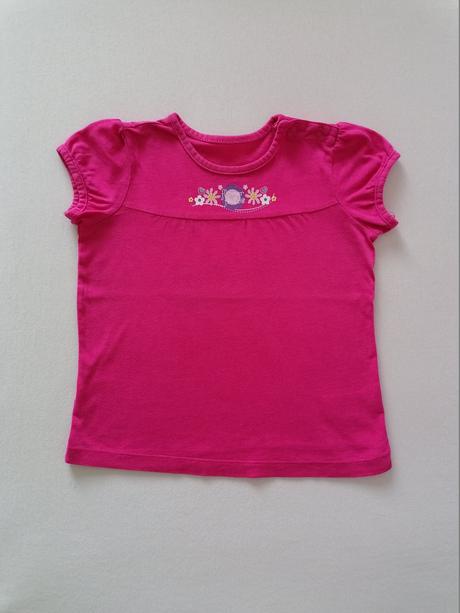 Tricko 98/104 s kvietkami, tchibo,98