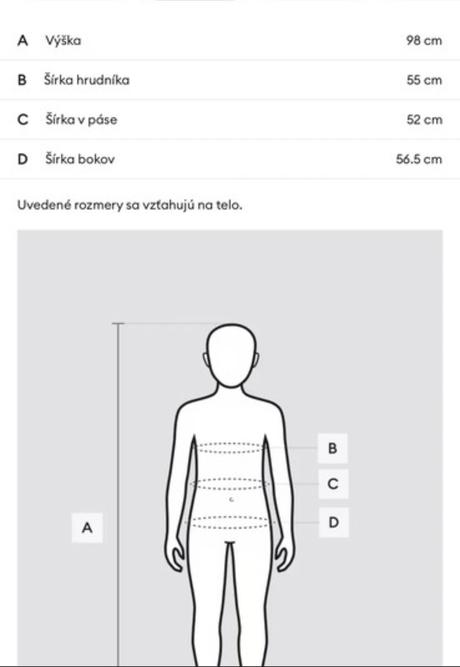 Overalová kombinéza, sinsay,98