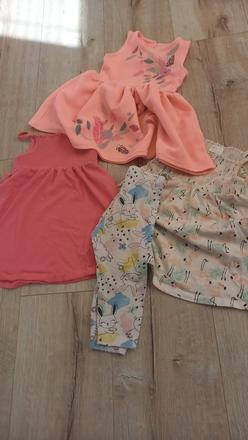 Šaty  pre dievčatko 12-18mes, f&f,86