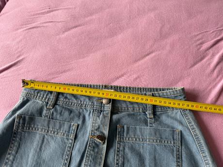 Riflová sukňa, clockhouse,38