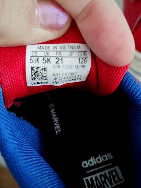 Adidas marvel spideman, adidas,21