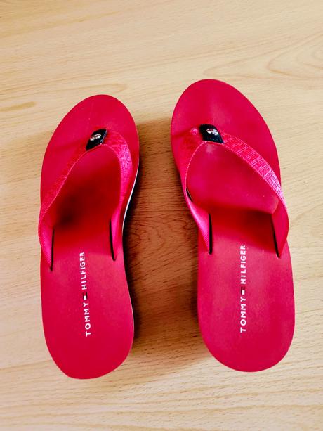 Šľapky zn.tommy hilfiger, tommy hilfiger,41