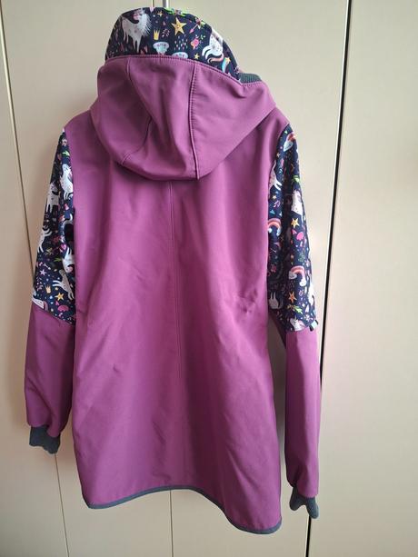 Unuo dievčenský  sofshellový kabát, unuo,140