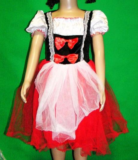 Kostym červená karkulka 122-128, 