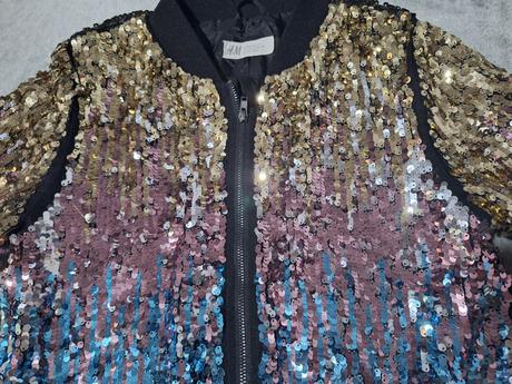 Flitrová bunda h&m, h&m,140