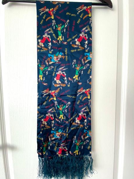 Hodvábna šatka / šál zajac bugs, 