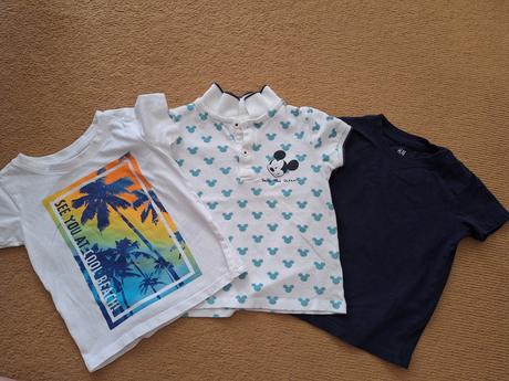 3x tričko 92/98, 98