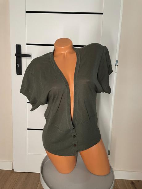 Khaki kardigan, l/xl, l