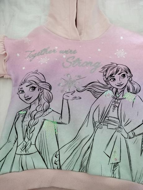 Mikina frozen s kapucňou, disney,116