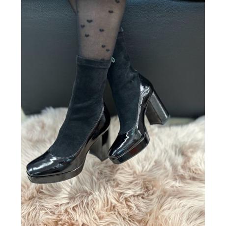 Členkové kožené elegantné čižmy simen 22 220246 z+, 36 / 37 / 40