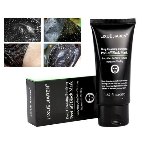 Čierna čistiaca maska na tvár,