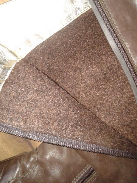 Hnedé kožené čižmy claudio dessi veľ.36, 36