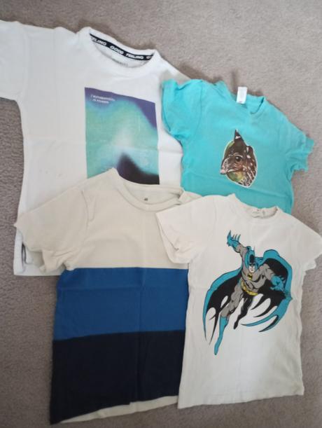 Tričká 110/116, h&m,110