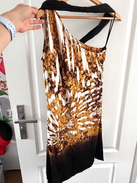 Originálne jednoramenné šaty just cavalli it 40, m