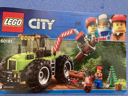 Lego city 60181 lesný traktor,