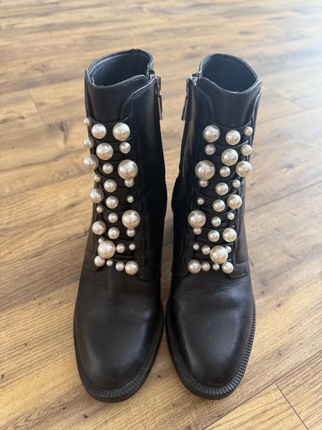 Čierne čižmy zara, zara,37