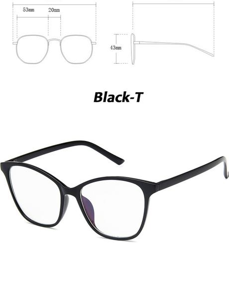 Nedioptricke okuliare black t,