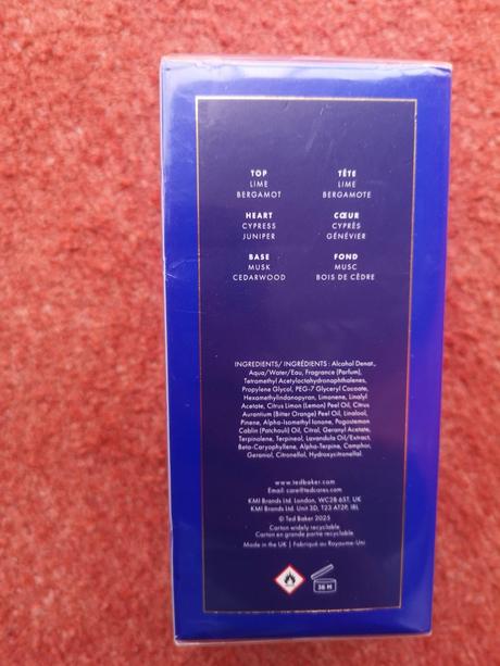 Ted baker pánska toaletná voda skinwear 200ml, 